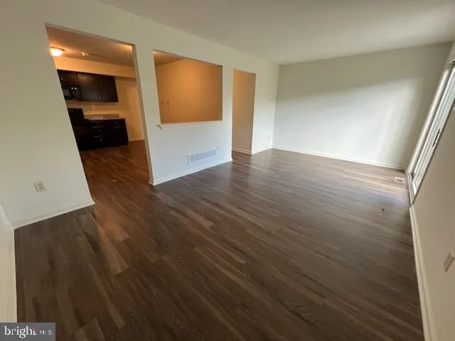 wooden floor in an empty room