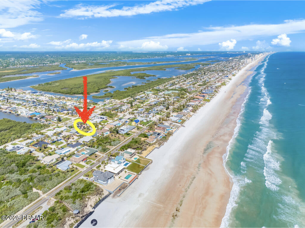 4350 Candlewood Lane Ponce Inlet, FL 32127 - Photo 21 of 60 a view of an ocean and beach