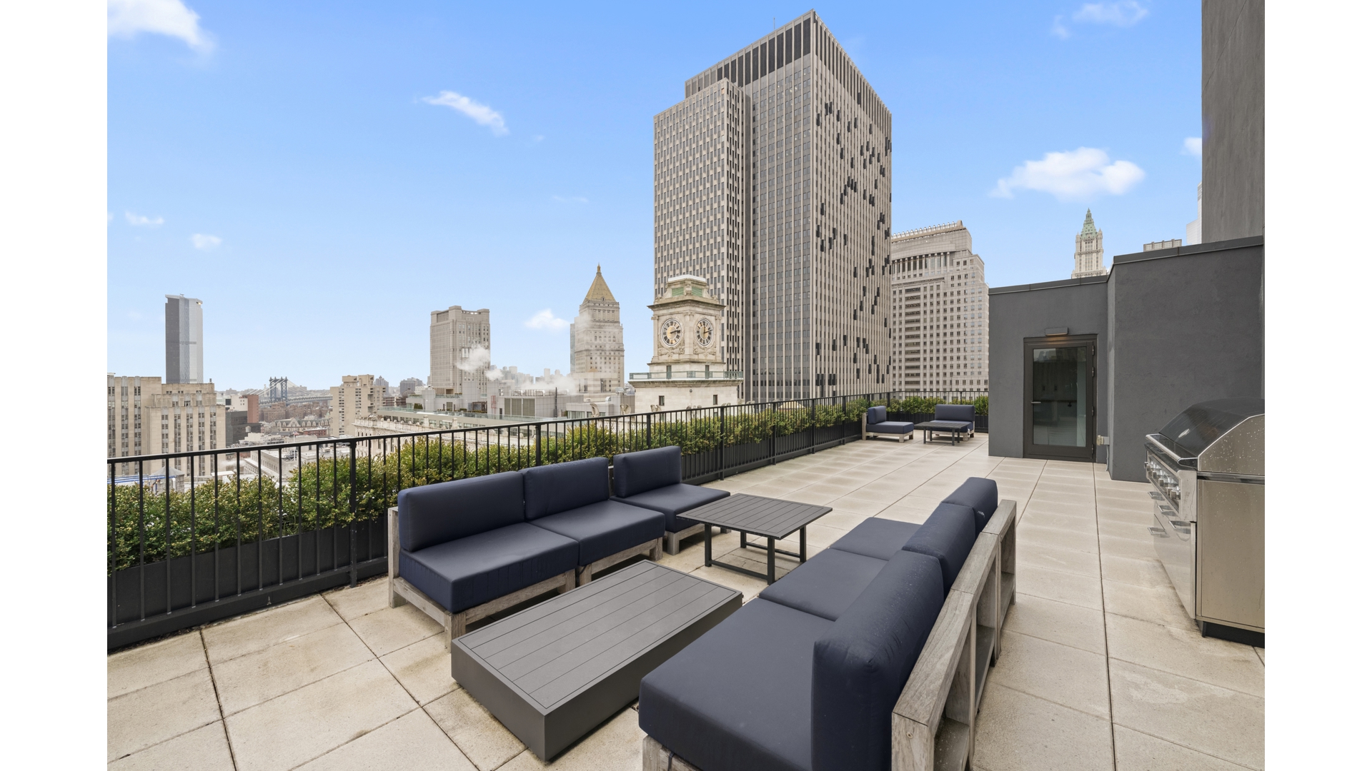 91 Leonard Street, Unit PH1 Manhattan, NY 10013 - Photo 13 of 25 a view of city from balcony with outdoor seating