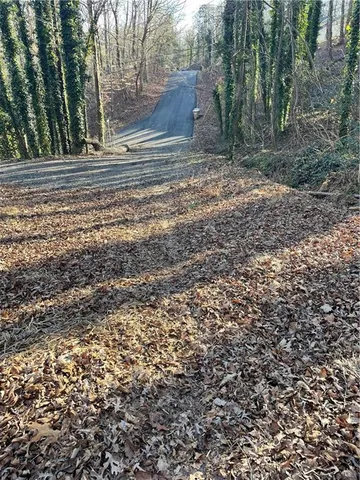 a view of a wooden door