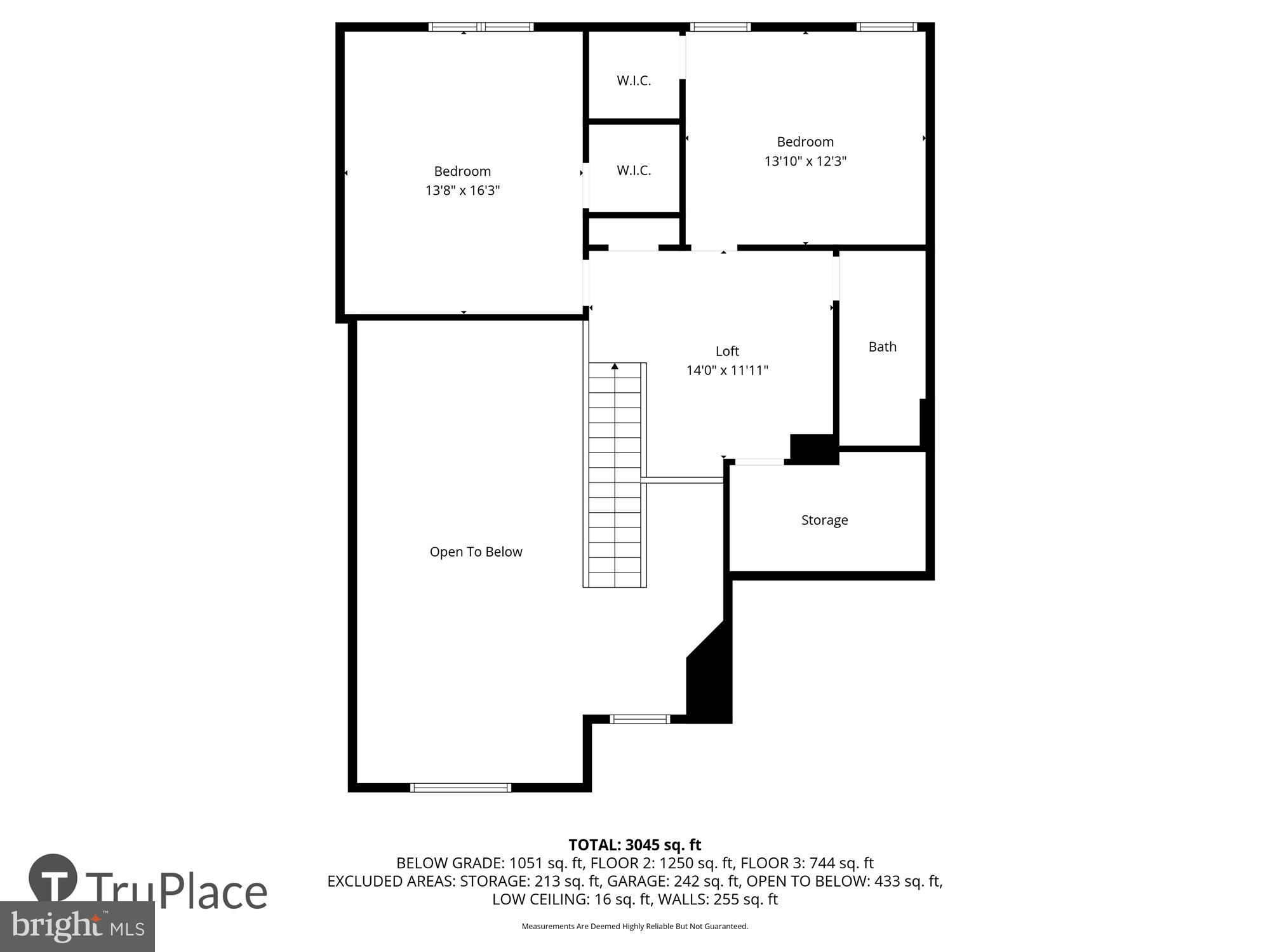 20861 Killawog Terrace Ashburn, VA 20147 - Photo 32 of 66 Upper Level (Labels & Measurements)