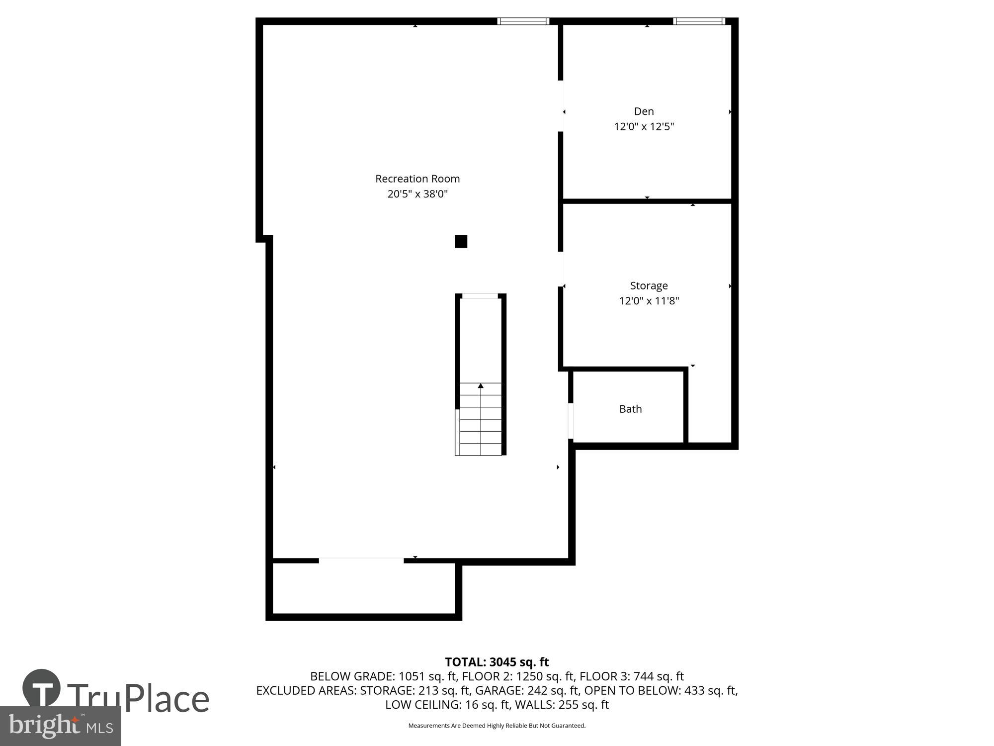 20861 Killawog Terrace Ashburn, VA 20147 - Photo 44 of 66 Lower Level (Labels & Measurements)