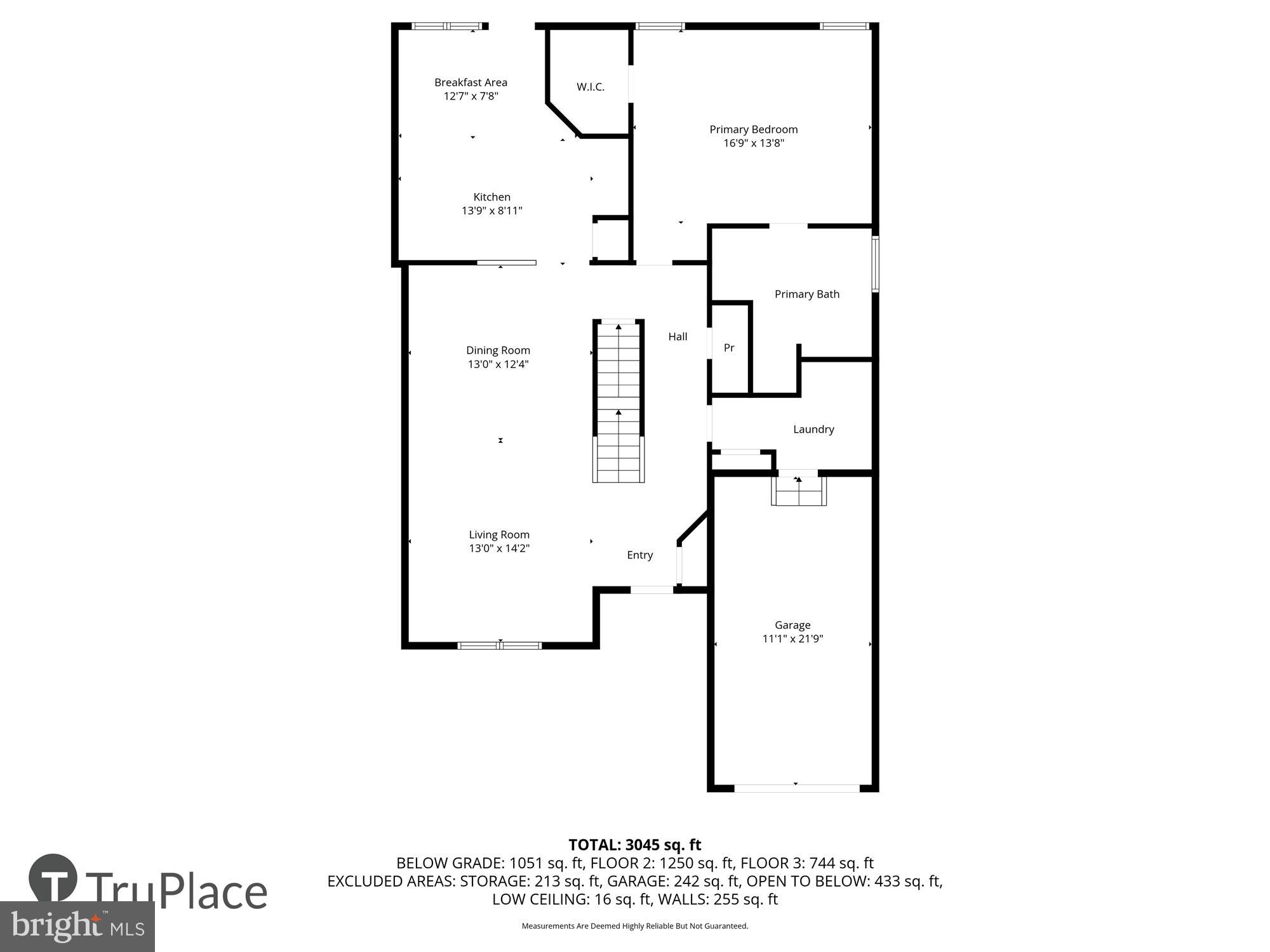 20861 Killawog Terrace Ashburn, VA 20147 - Photo 9 of 66 Main Level (Labels & Measurements)
