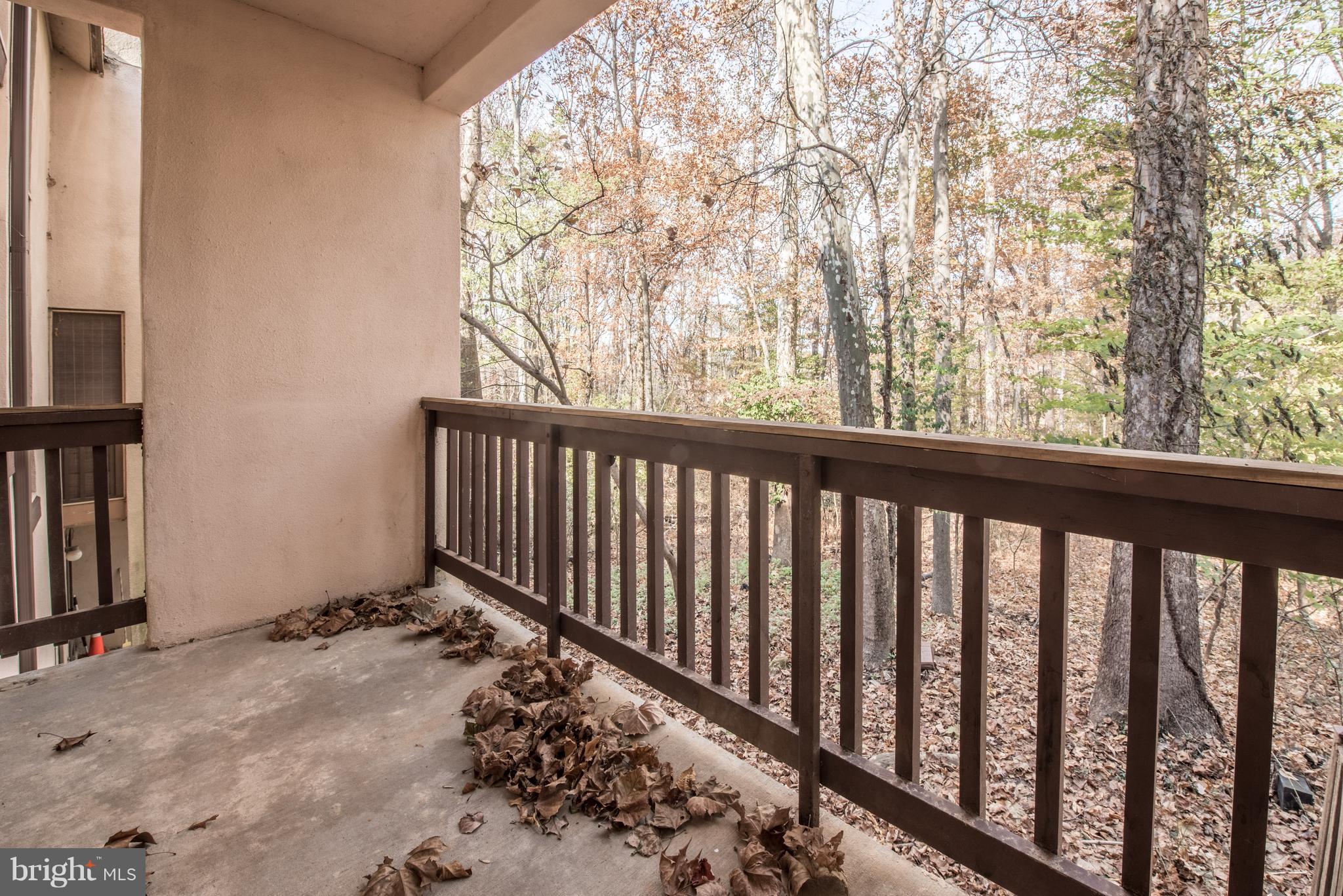 9616 Basket Ring Road Columbia, MD 21045 - Photo 21 of 22 BALCONY OVERLOOKING TREES