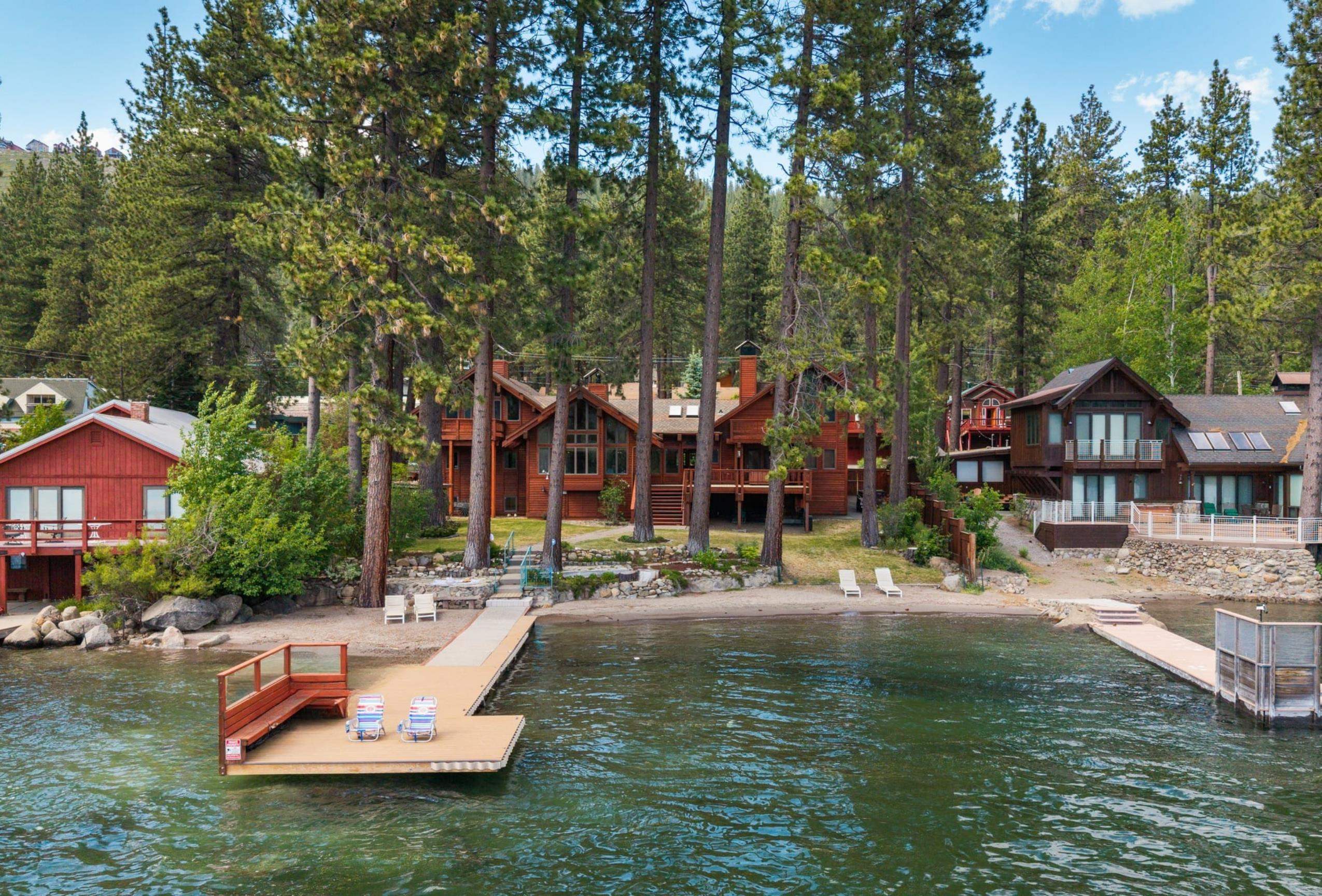 13351 Donner Pass Road Truckee, CA 96161 - Photo 13 of 28 a backyard of a house with yard and fountain