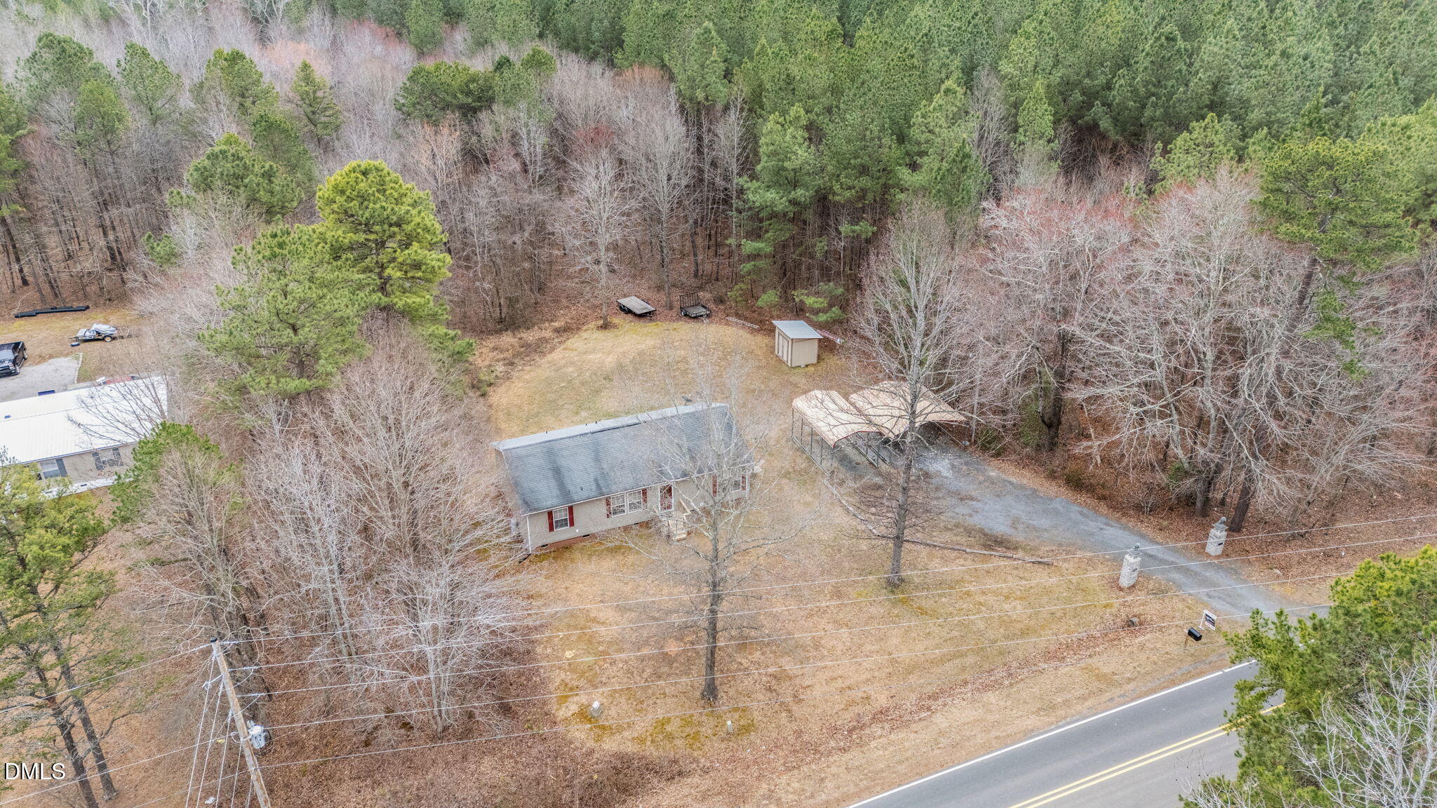 2528 Dalton Mill Road Bullock, NC 27507 - Photo 29 of 31 Aerial