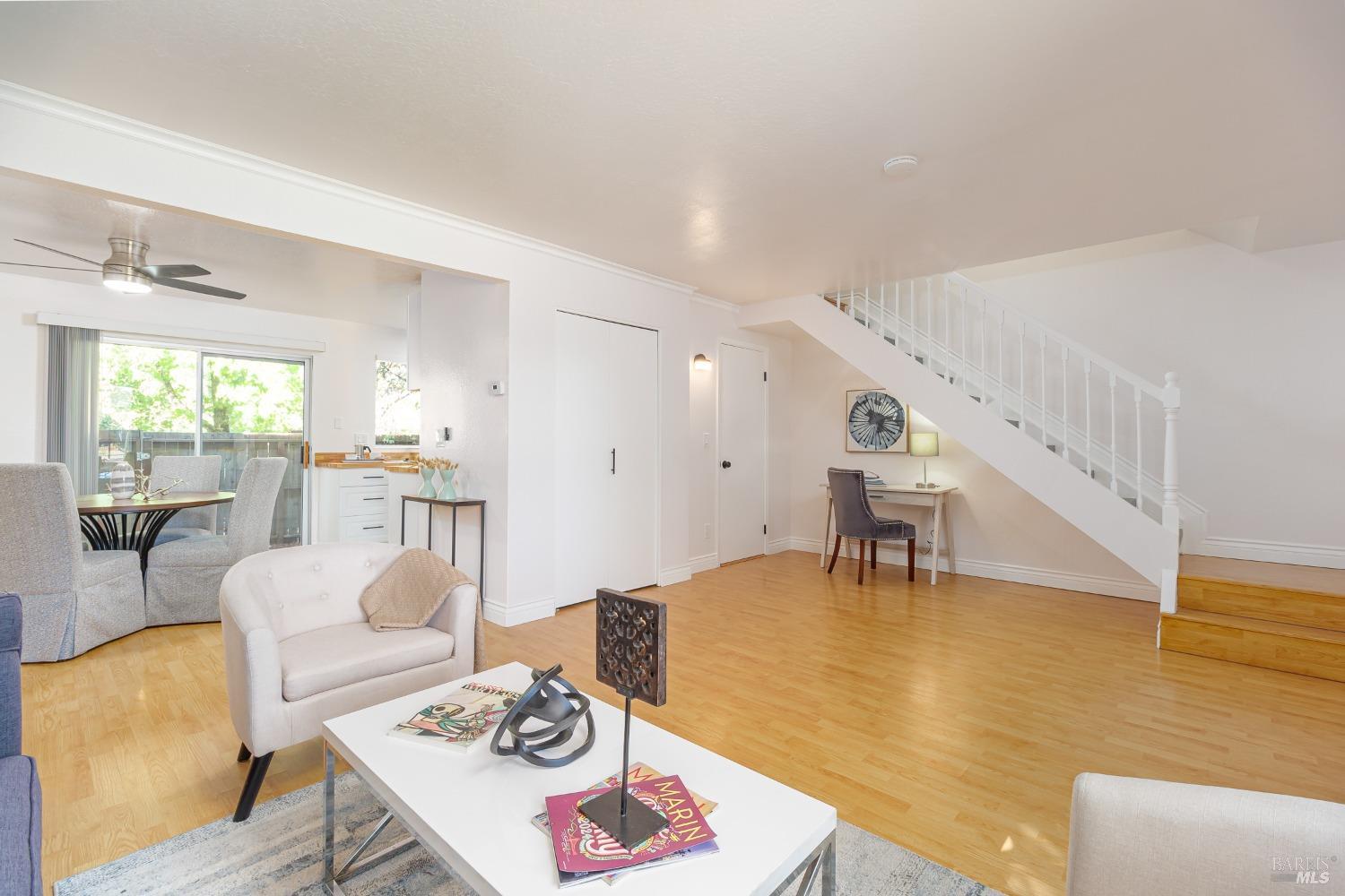 1306 Gold Way Rohnert Park, CA 94928 - Photo 1 of 1 a living room with furniture and wooden floor