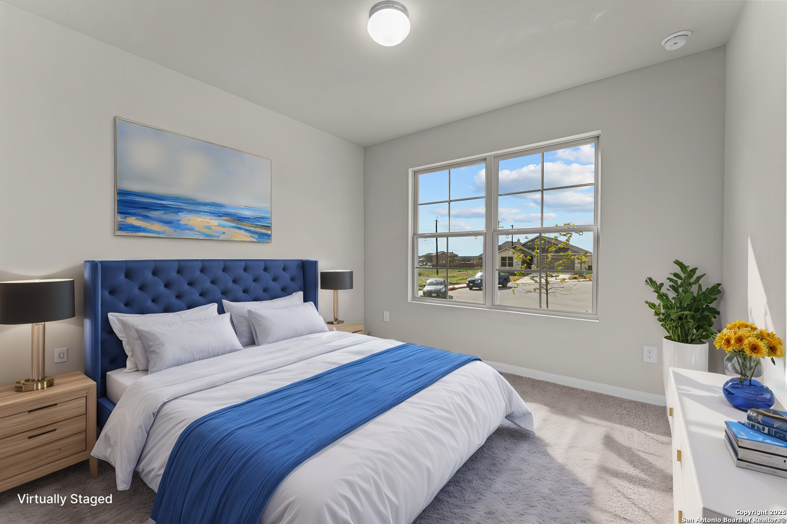 1124 Water Valley Seguin, TX 78155 - Photo 33 of 39 a bedroom with bed and a window