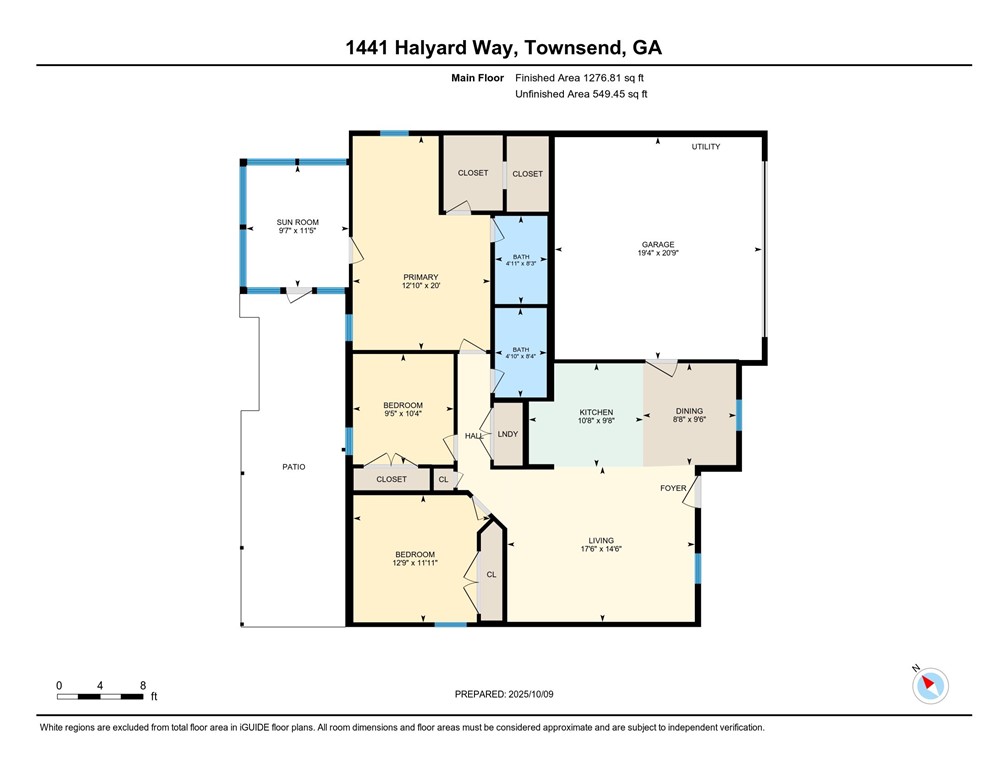 1441 Halyard Way Townsend, GA 31331 - Photo 33 of 33 Floor Plan