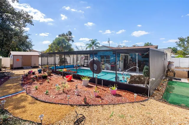 a view of a chairs and tables in the patio
