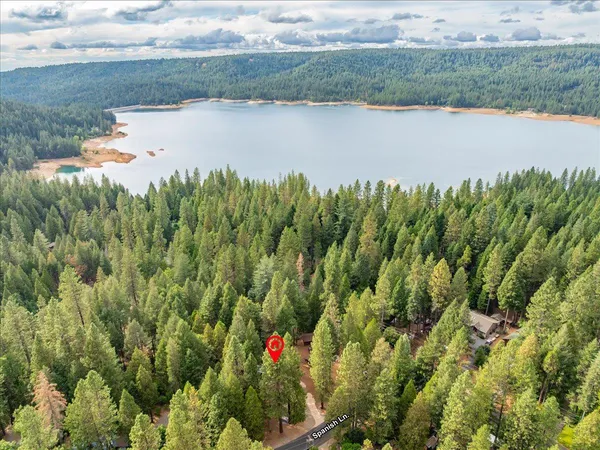 a view of a lake with a lake