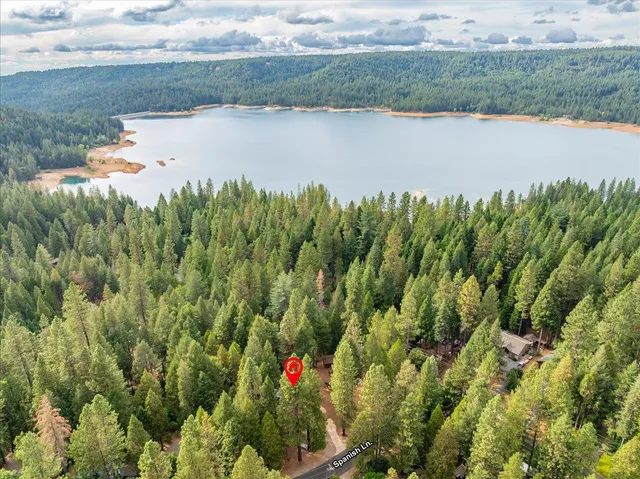 a view of a lake with a lake
