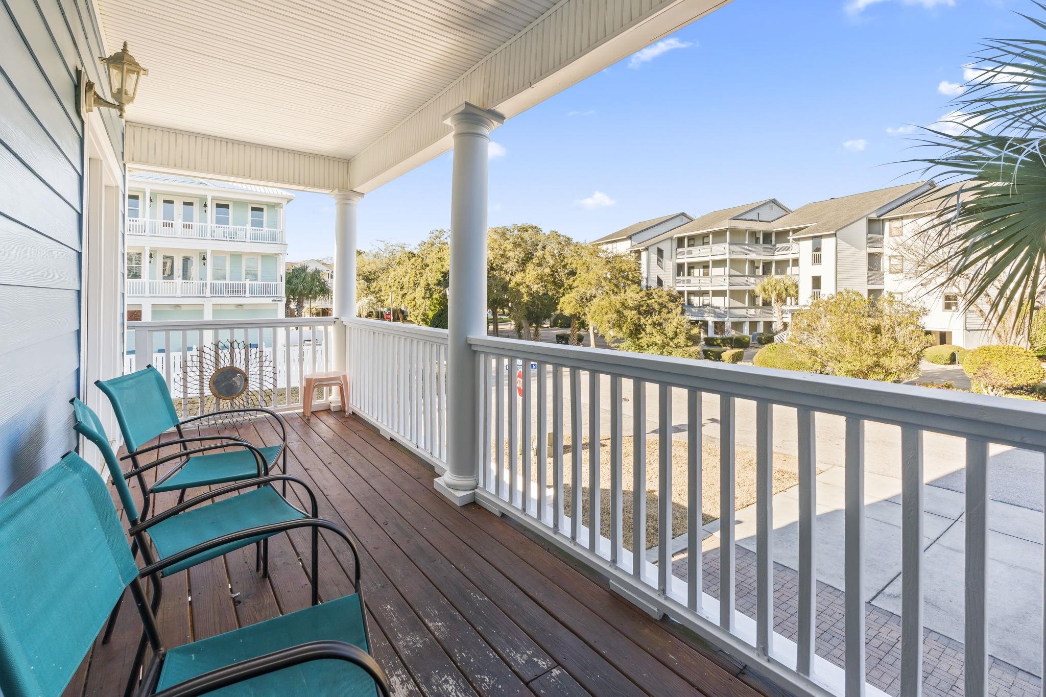 311 B 3rd Avenue North Surfside Beach, SC 29575 - Photo 3 of 39 View of balcony