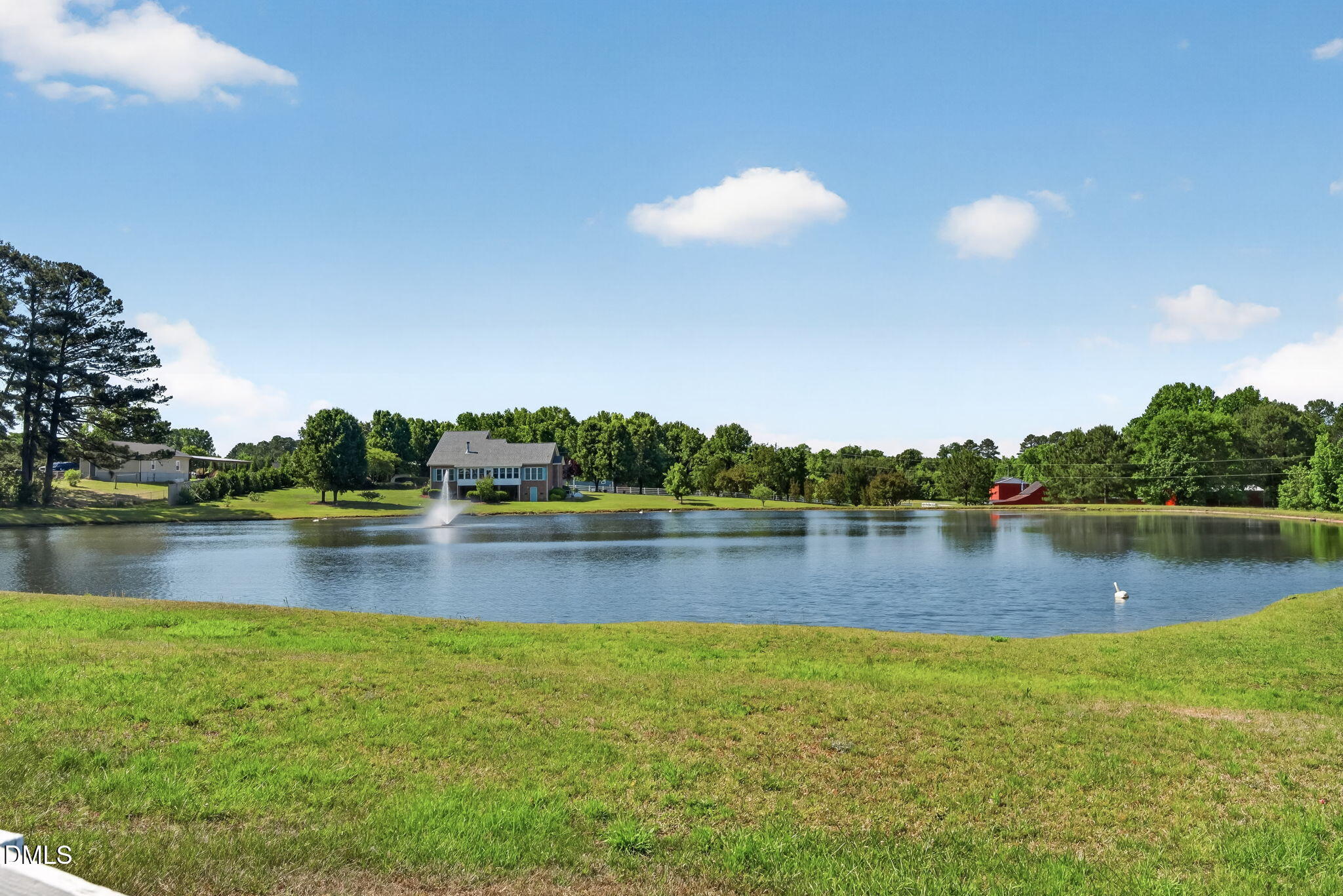 923 White Memorial Church Road Willow Spring, NC 27592 - Photo 9 of 46 a view of a lake