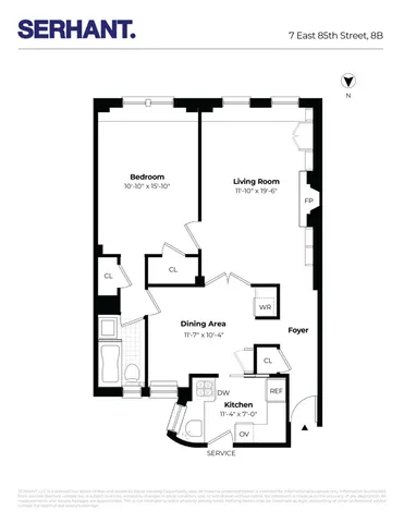 $1,100,000 | 7 East 85th Street, Unit 8B | Upper East Side