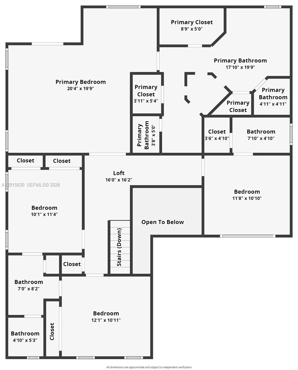 1733 Southwest 151 Place Miami, FL 33185 - Photo 3 of 44 2nd Floor Plan