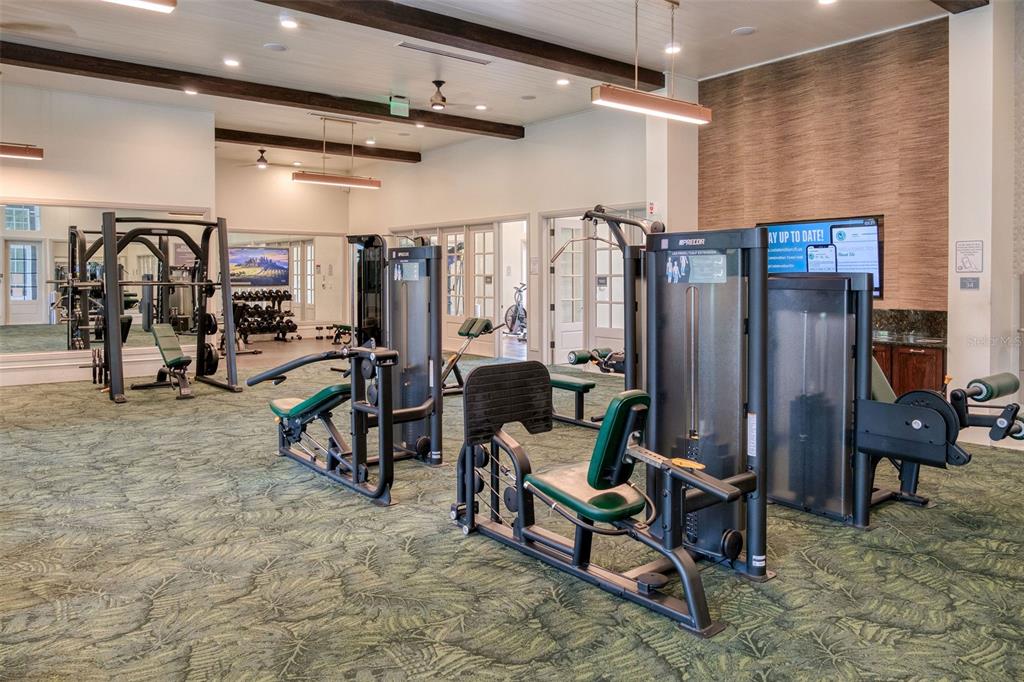 460 Water Street, Unit 460 Celebration, FL 34747 - Photo 36 of 38 a view of a room with gym equipment