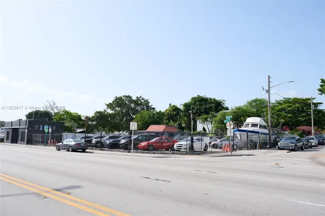 a car parked on the side of the road
