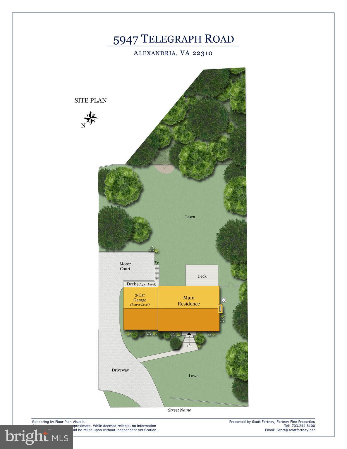 5947 Telegraph Road Alexandria, VA 22310 - Photo 6 of 57 Site Plan