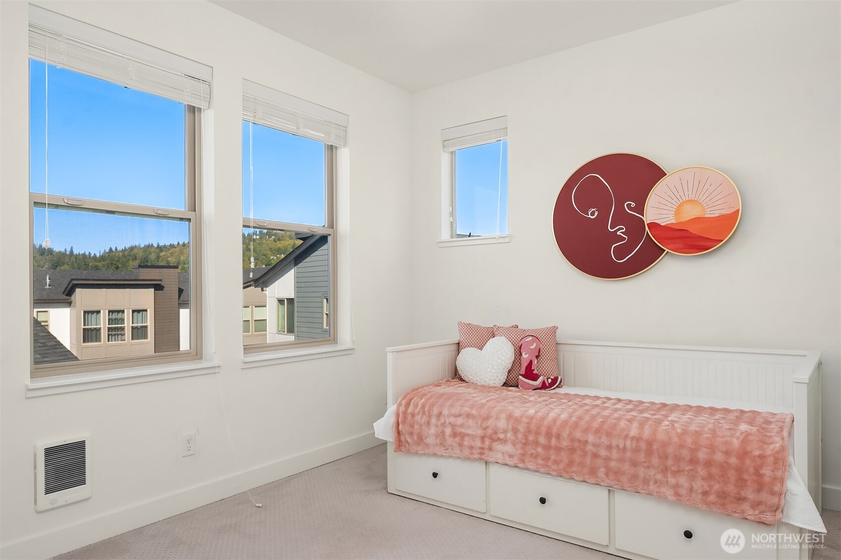 13368 Southeast 68th Place Newcastle, WA 98059 - Photo 24 of 28 a bedroom with a bed and a window