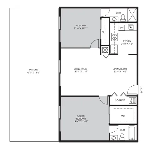 a picture of a floor plan