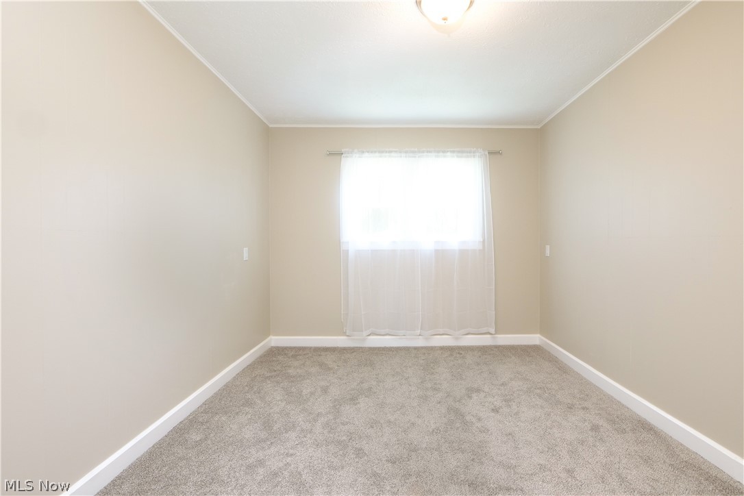 12379 Portage Street Rittman, OH 44270 - Photo 32 of 44 Carpeted empty room with crown molding