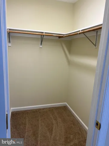 a close view of closet