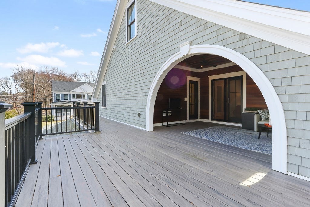 5 Sharpe Road Newton, MA 02459 - Photo 31 of 41 a view of a house with wooden floor