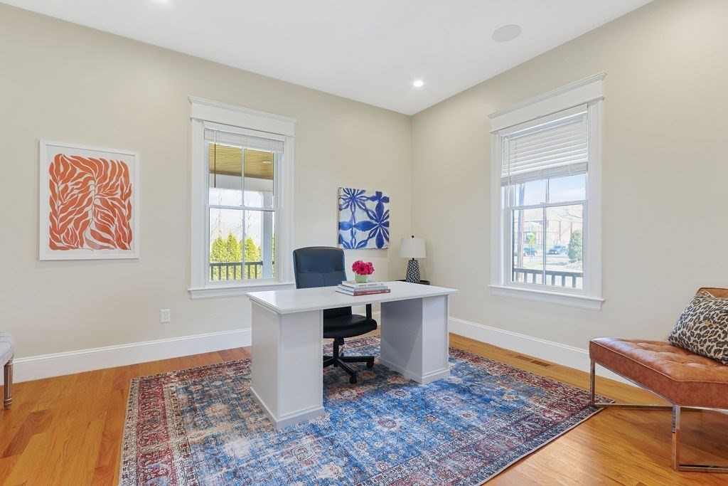 5 Sharpe Road Newton, MA 02459 - Photo 4 of 41 a work room with furniture and a window