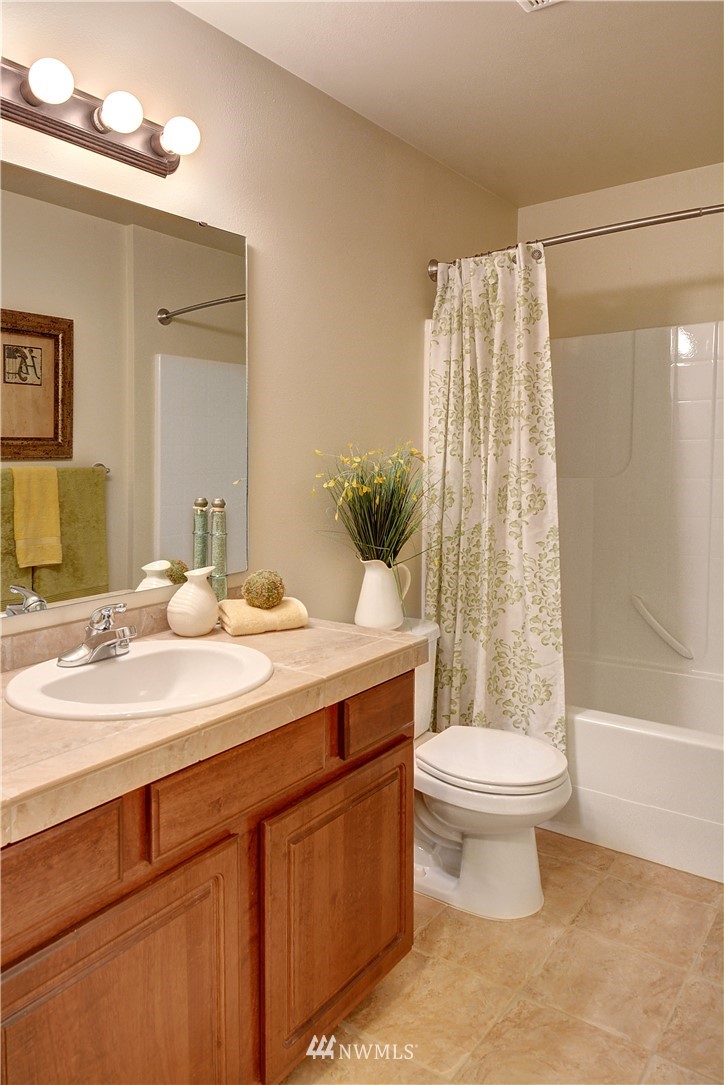 907 225th Place Southeast Bothell, WA 98021 - Photo 16 of 20 a bathroom with a sink toilet and shower