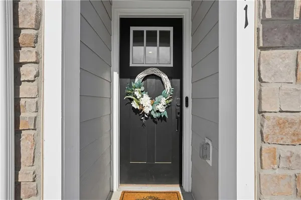 a view of a entryway