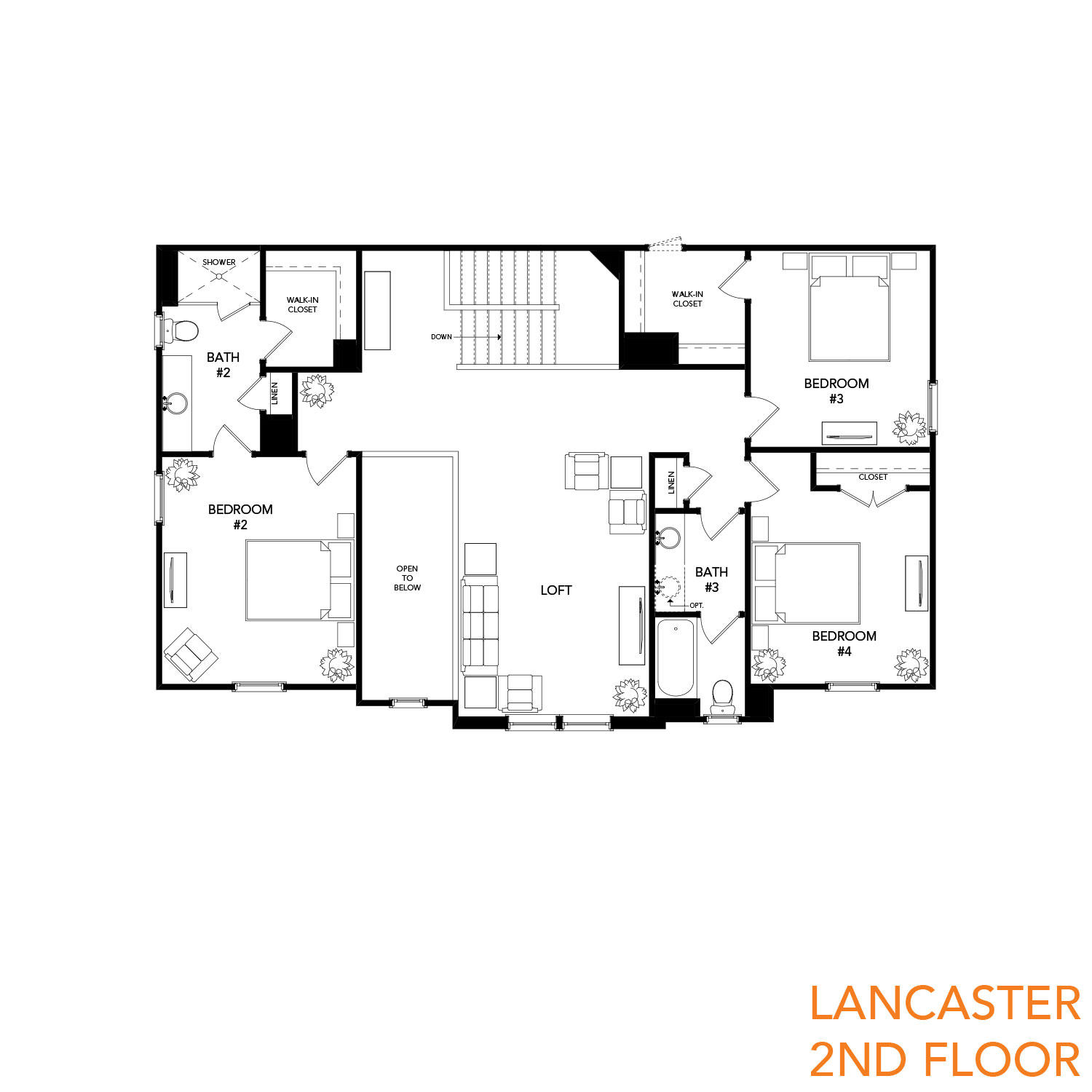 406 Ambergate Lane Moncks Corner, SC 29461 - Photo 3 of 18 Lancaster-Upper-Floor