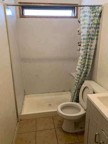 a bathroom with a toilet a sink and a shower