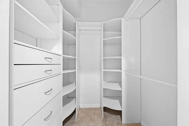 a view of walk in closet