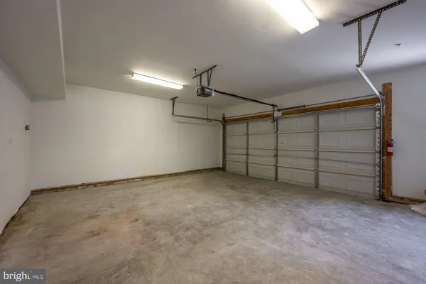 a view of a porch with wooden floor