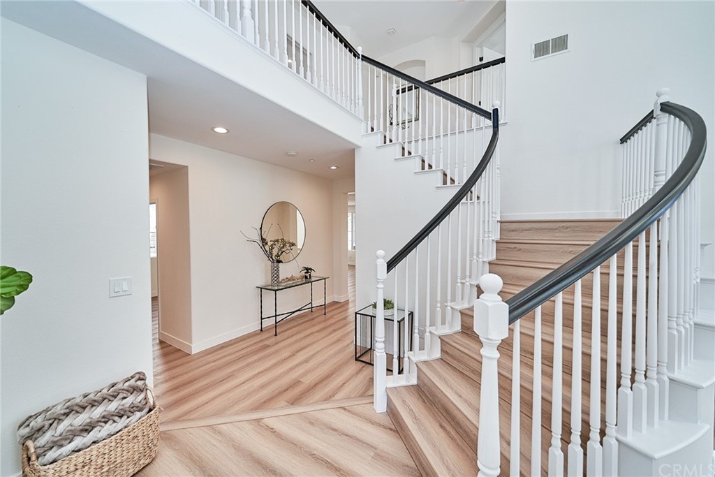 50 Lakeside Drive Buena Park, CA 90621 - Photo 38 of 69 a view of entryway and hall with wooden floor
