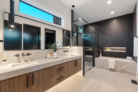 a view of a balcony with chairs