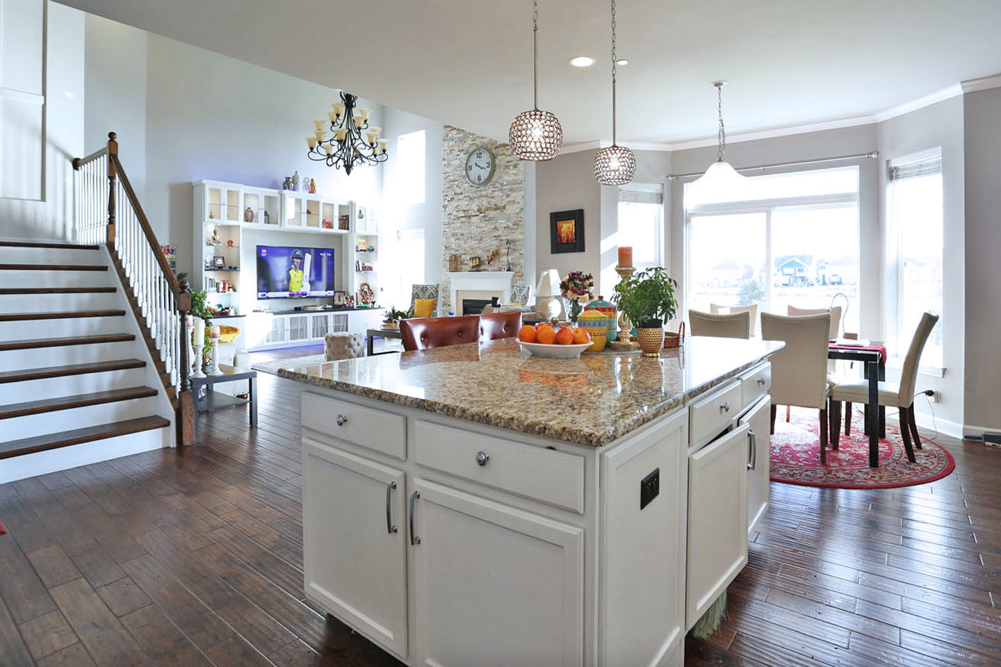 3441 Harold Circle Hoffman Estates, IL 60192 - Photo 9 of 34 a kitchen with stainless steel appliances granite countertop a stove and refrigerator