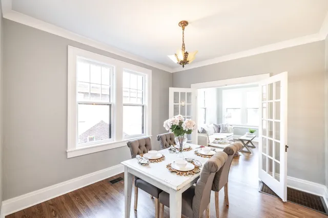 a kitchen with a sink and a window