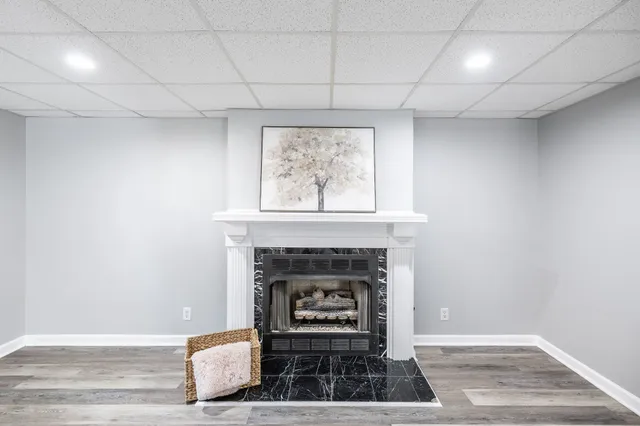 a front view of a house with a garage