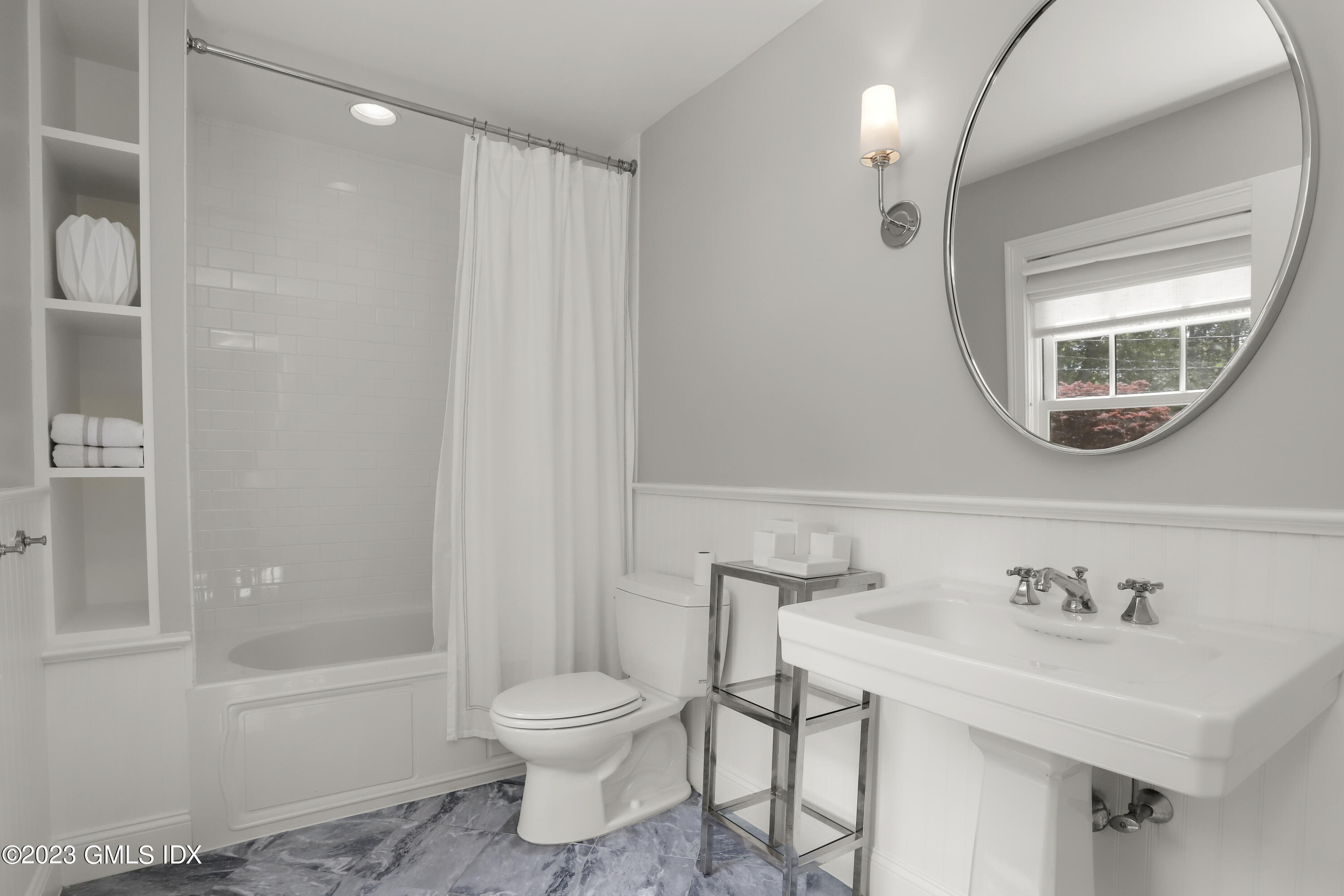 85 Mallard Drive Greenwich, CT 06830 - Photo 22 of 45 a bathroom with a sink toilet and shower