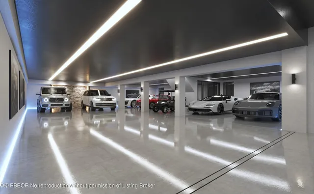 a gym hall with exercise machine