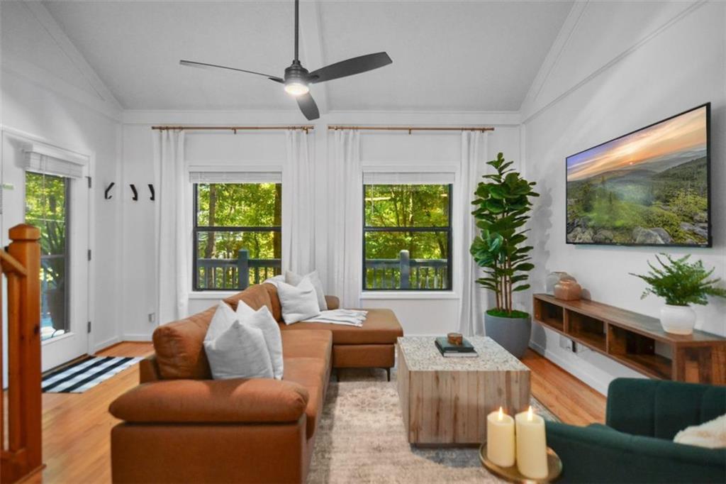 223 Mango Circle Ellijay, GA 30540 - Photo 5 of 43 a living room with furniture and a flat screen tv