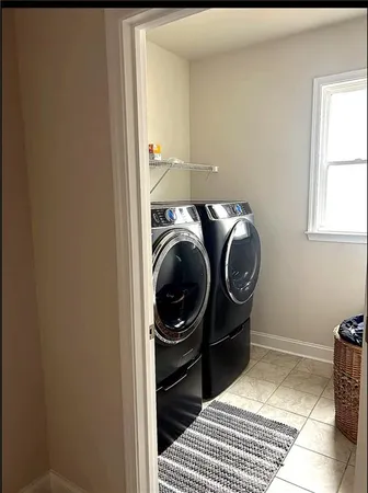 a close view of utility room