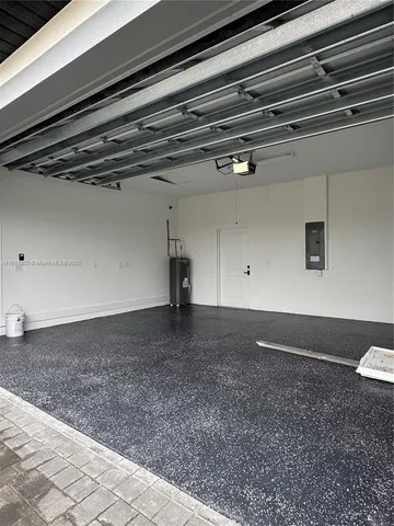 a view of a room with an empty space
