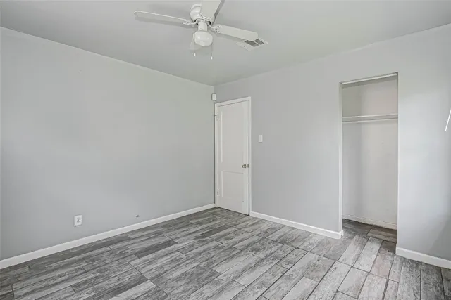 wooden floor in an empty room