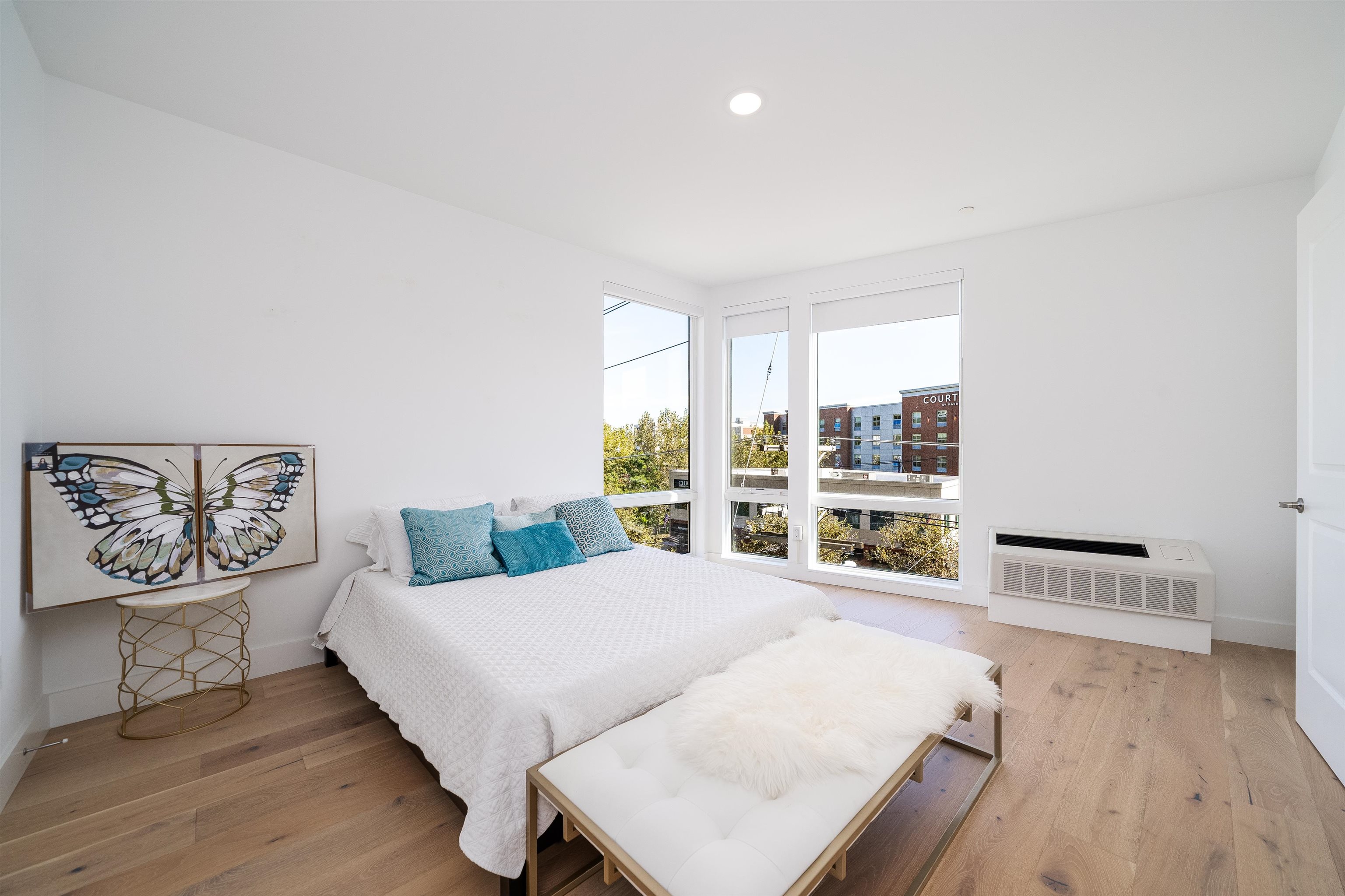 8621 River Road, Unit 4A North Bergen, NJ 07047 - Photo 24 of 42 a bedroom with a bed and a large window