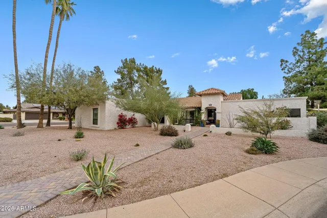 a view of a terrace with furniture