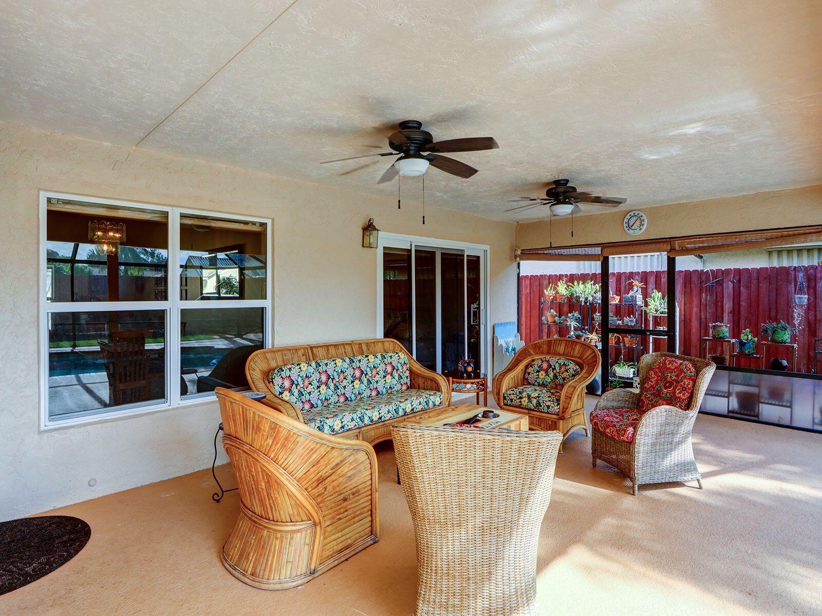 9613 El Clair Ranch Road Boynton Beach, FL 33437 - Photo 6 of 31 Back Lanai
