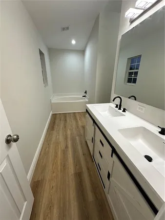 a utility room with washer and dryer